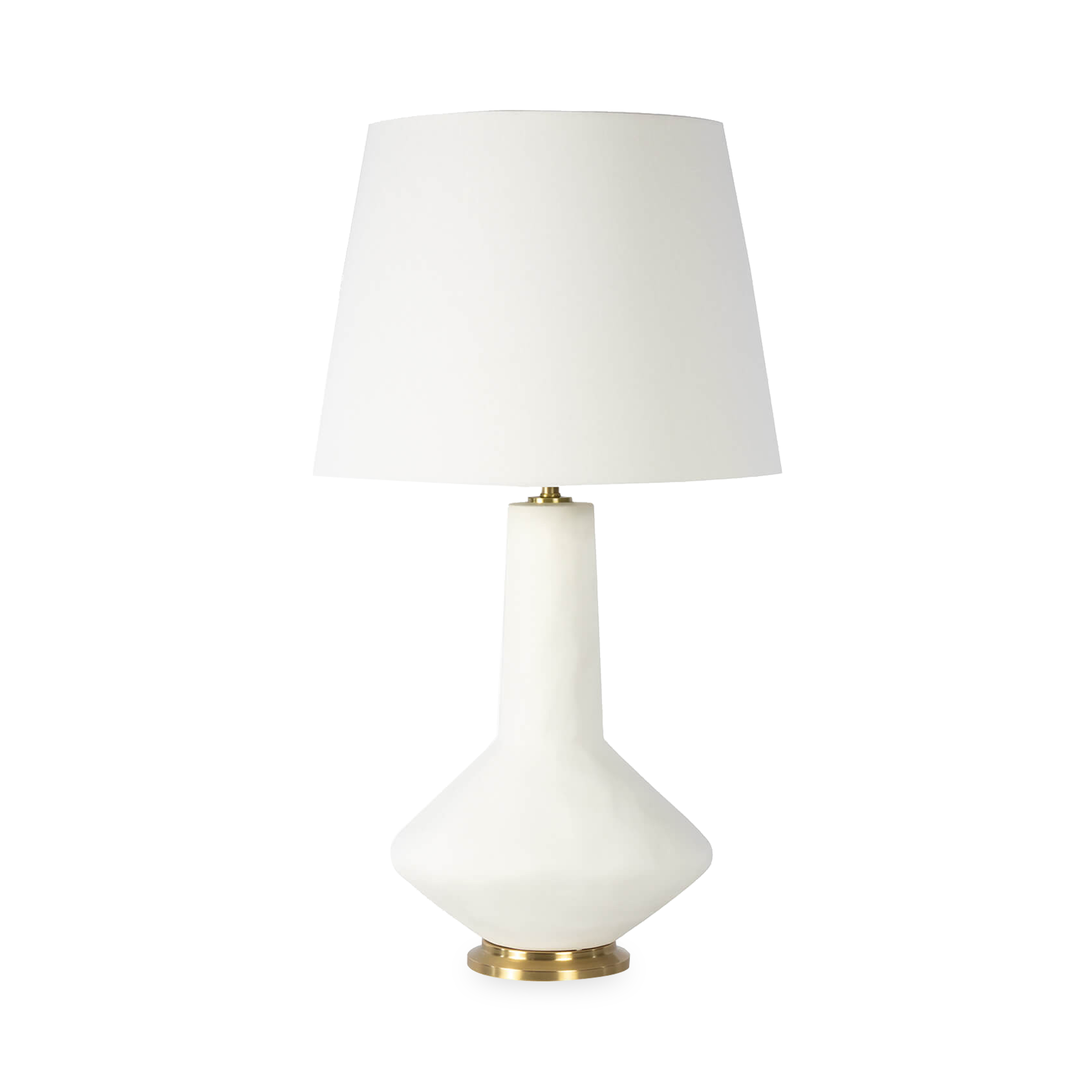 Elegant Kayla Ceramic Table Lamp - Modern Home & Office Decor for Bedroom, Living Room, or Study - Soft Warm White Light for Cozy Ambience