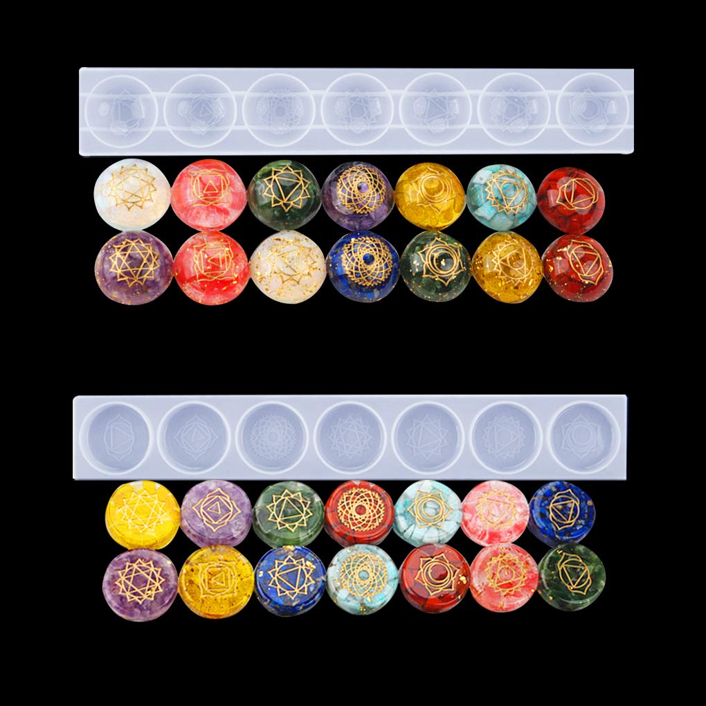 FineInno Merkaba Resin Molds - Sacred Geometry Silicone Pendant Molds for Epoxy Jewelry Making, Chakra Crystal Necklace & Gemstone Crafts - Perfect for DIY Spiritual Jewelry, Meditation Accessories and Handmade Gift Creations