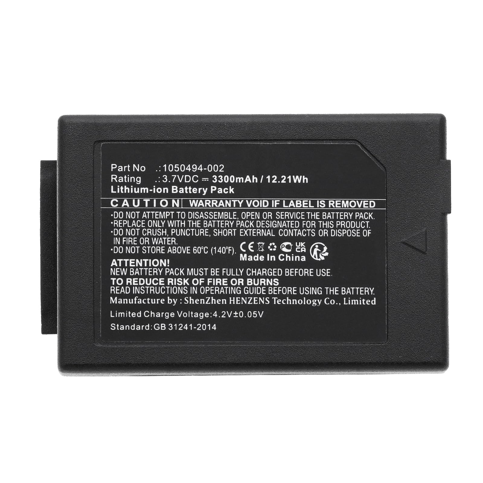 Synergy Digital Barcode Scanner Battery - 3300mAh Li-ion Replacement for TEKLOGIX Workabout Pro 7525S-G1 & PSION WA3006 | High Capacity 3.7V Power Supply | Perfect for Warehouse, Retail & Logistics Scanning Operations