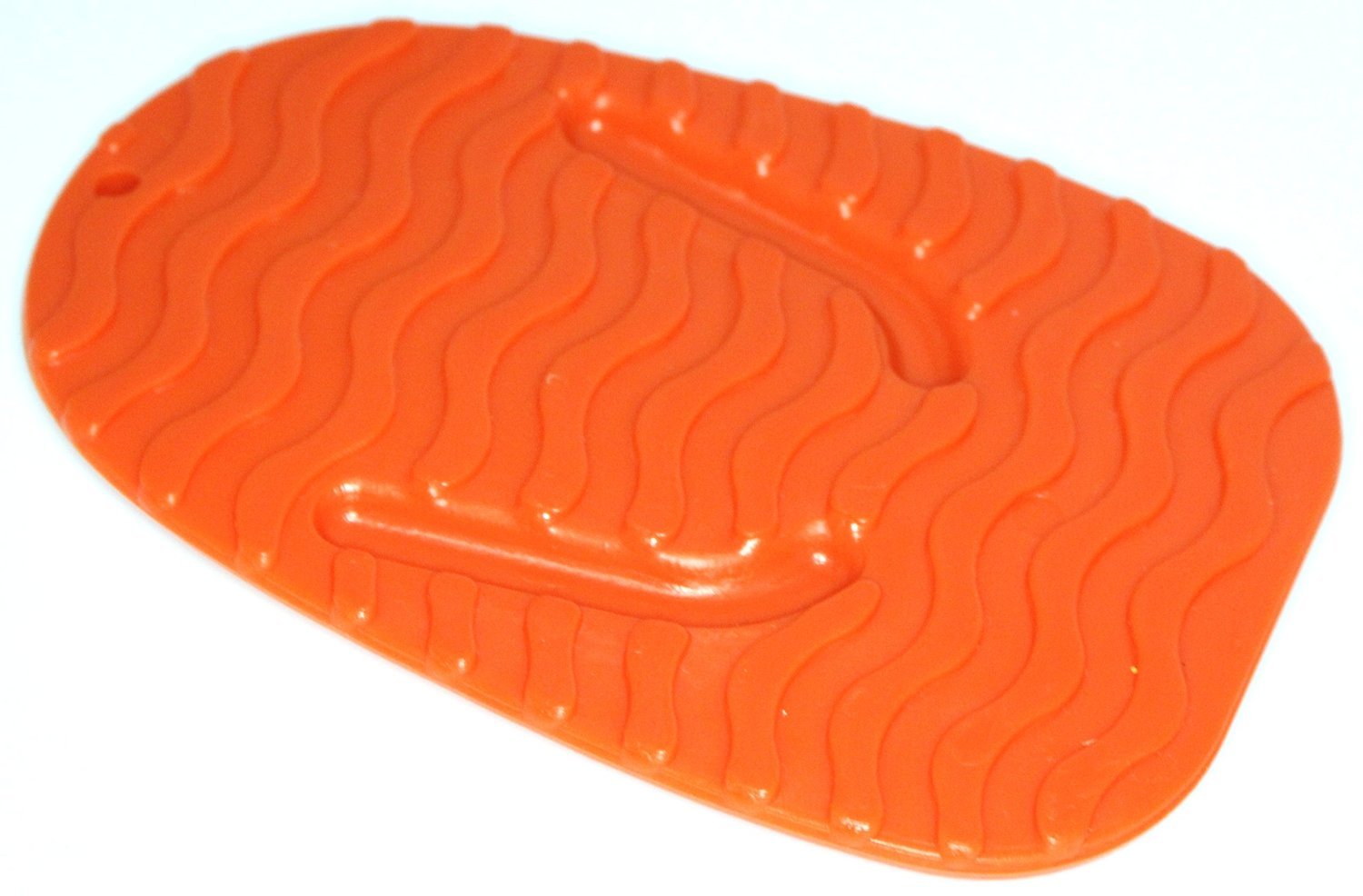 BLACK ORANGE PINK Motorcycle Kickstand Plate - Kick Stand Pad Base for Motorcycles & Dirt Bikes | Prevents Sinking on Hot Asphalt & Soft Ground | Multipack (2 Pack, Orange) | Ideal for Parking, Garage Use & Outdoor Riding