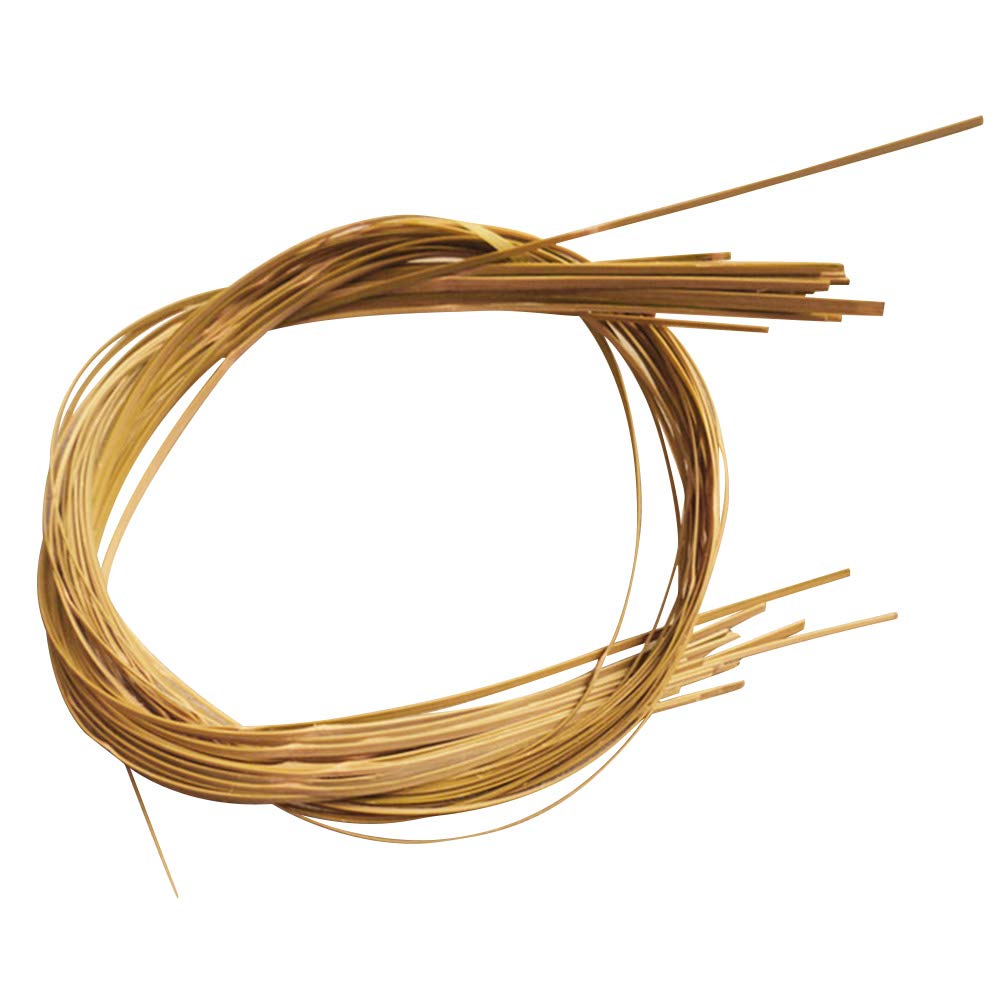 HEALLILY 20Pcs Basket Weaving Cane Kit - 1 Coil of Flat Reed Binder Cane for DIY Wicker Furniture, Chair Seat Weaving & Repair - Perfect for Home Decor, Craft Projects & Furniture Restoration