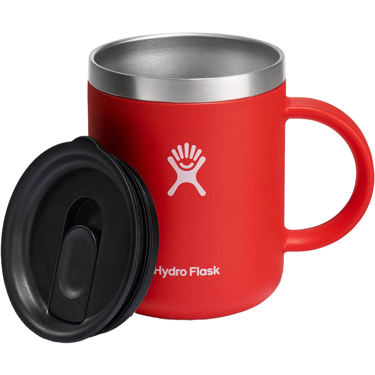 12 oz Insulated Coffee Mug - Stainless Steel Travel Tumbler with Lid & Handle - Keeps Drinks Hot/Cold for Hours - Perfect for Office, Commute & Outdoor Adventures