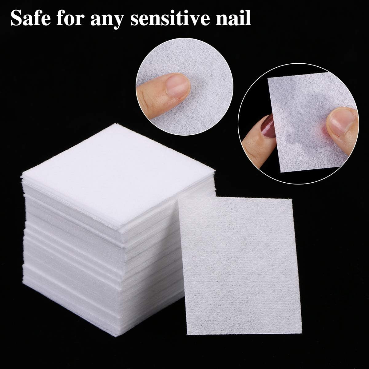 EVERMARKET 975 Pieces Lint-Free Nail Wipes for Gel & Acrylic Nails - Premium Cotton Pads for Nail Polish Removal & Manicure - Perfect for Salon & Home Nail Care