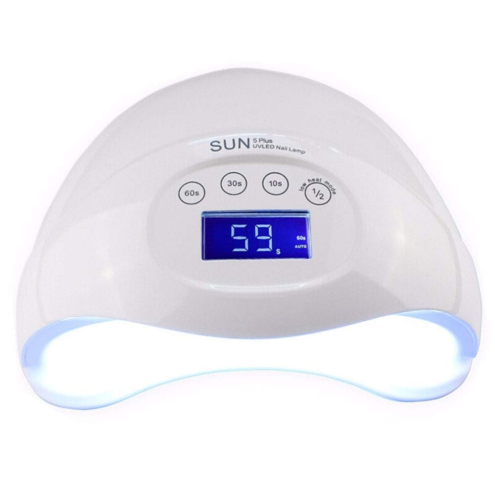 Professional 48W LED Nail Lamp for Gel Polish - Fast Drying, Painless UV/LED Light Therapy for Salon & Home Use - Smart Digital Timer, Perfect for Manicures & Pedicures