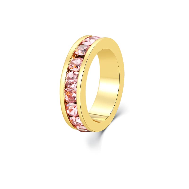 October (Rose), gold charm