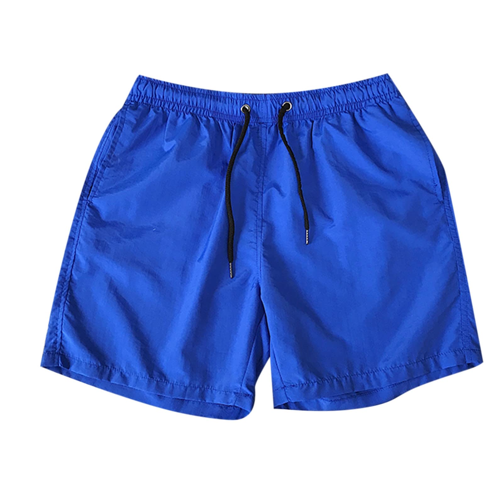 **HUERTOP Women's Sweat Shorts - High Waisted Drawstring Pocket Casual Shorts for Women, Orange Candy Color, Perfect for Beach, Gym, Yoga & Summer Outfits**