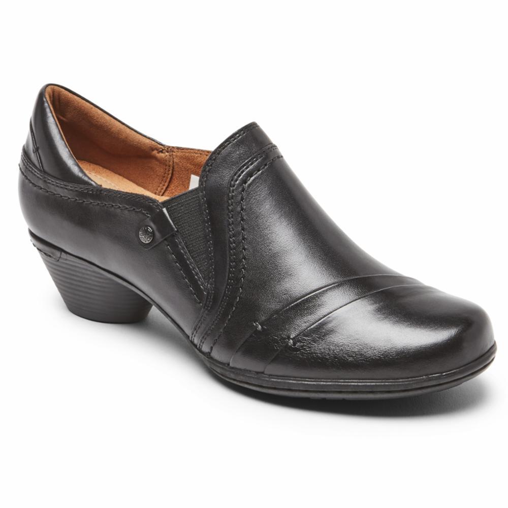 Cobb Hill Women's Laurel Slip-On Loafers - Comfortable Black Casual Shoes for Work, Travel & Everyday Wear