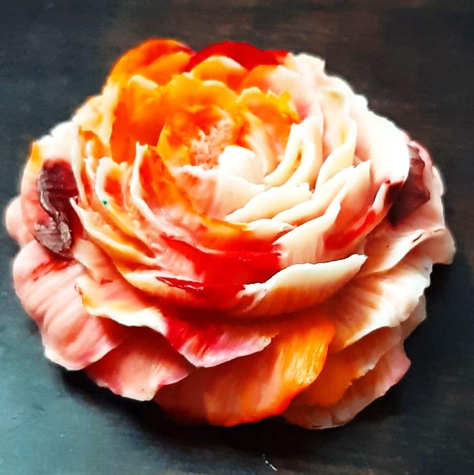 Organic Peony Flower Soap with Natural Extracts - Handmade, Paraben & Sulfate Free (Pack of 2) | Gentle Cleansing for Sensitive Skin, Perfect Gift for Mother's Day & Self-Care Routine