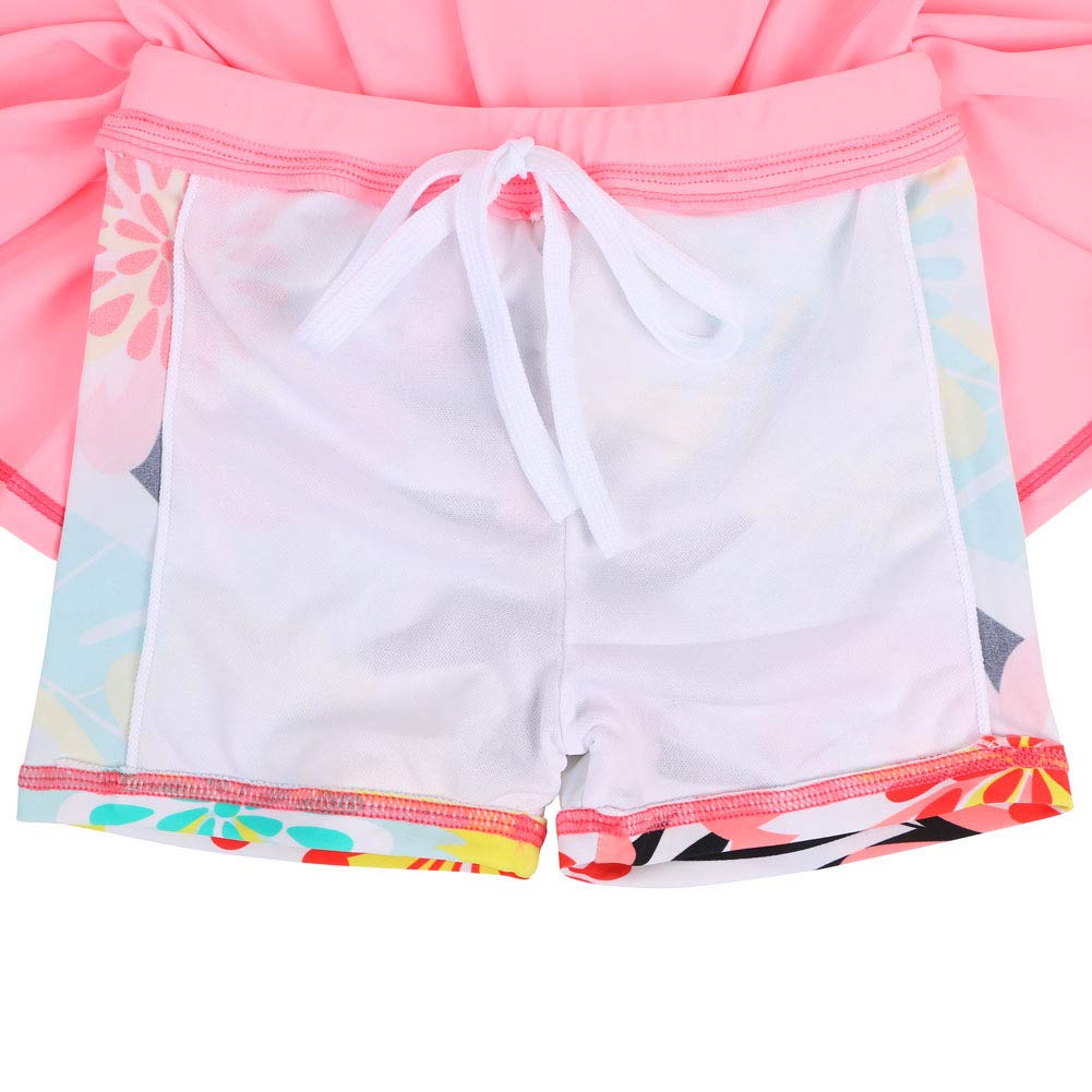 TFJH Women's Long Sleeve Swim Dress Two Piece Set - UPF 50+ Rash Guard with Skirt - Modest Swimwear for Beach, Pool & Water Sports