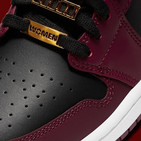 Air Jordan 1 Low Women's Sneakers - Dark Beetroot & Black Colorway | Comfortable Casual Shoes for Running, Walking & Streetwear Fashion