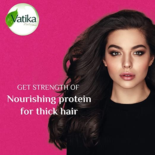 Vatika Naturals Egg Protein Shampoo for Thin & Limp Hair - 400ml Nourishing Hair Treatment | Australian Made | Perfect for Daily Hair Care & Volume Boost