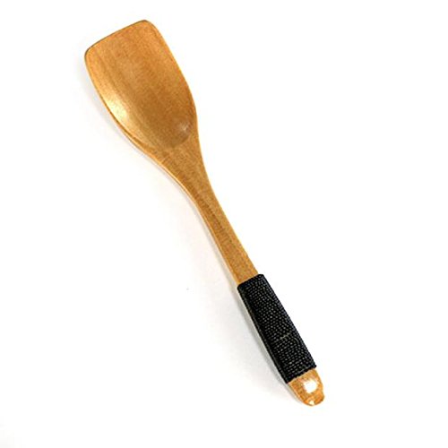 Premium Wooden Spoons Set - Natural Bamboo Cooking Utensils for Soup, Tea & Baking - Eco-Friendly Kitchen Tools for Stirring, Serving & Mixing - Perfect for Home Cooking, Restaurants & Camping (Brown, 1-Piece)