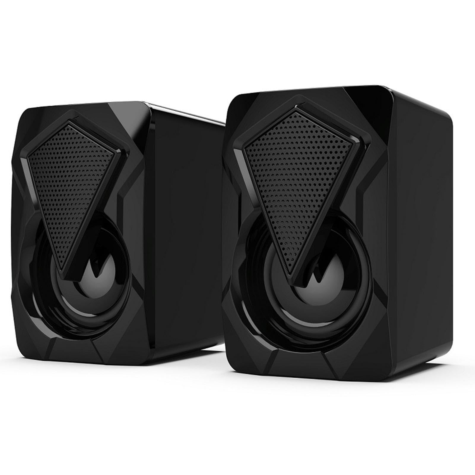 RGB USB Powered PC Speakers with Subwoofer, Plug and Play Desktop Speakers for Clear Sound, Gaming, and Home Office Setup