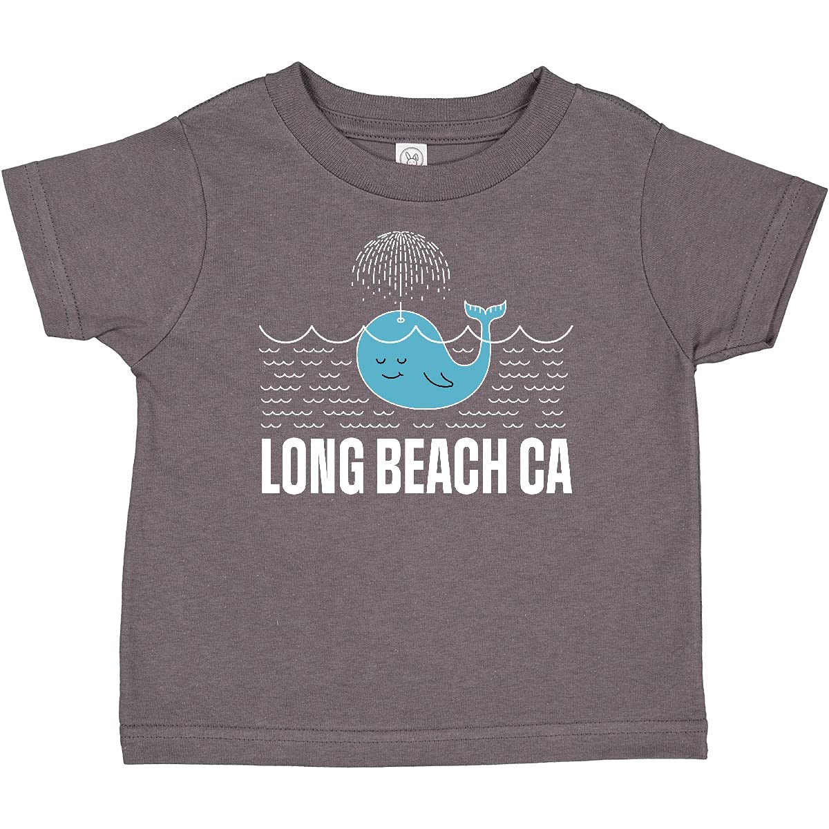Inktastic Long Beach California Vacation Baby T-Shirt - Cute Travel Souvenir for Infants & Toddlers - Perfect for Beach Trips, Family Photos & California-Themed Gifts
