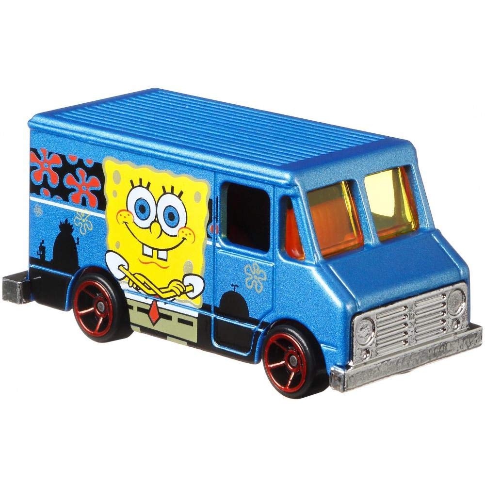 Hot Wheels Spongebob Combat Medic 1/6 Scale Die-Cast Car - Blue Collectible Toy for Kids & Adults | Perfect for Display, Play & Gift Giving