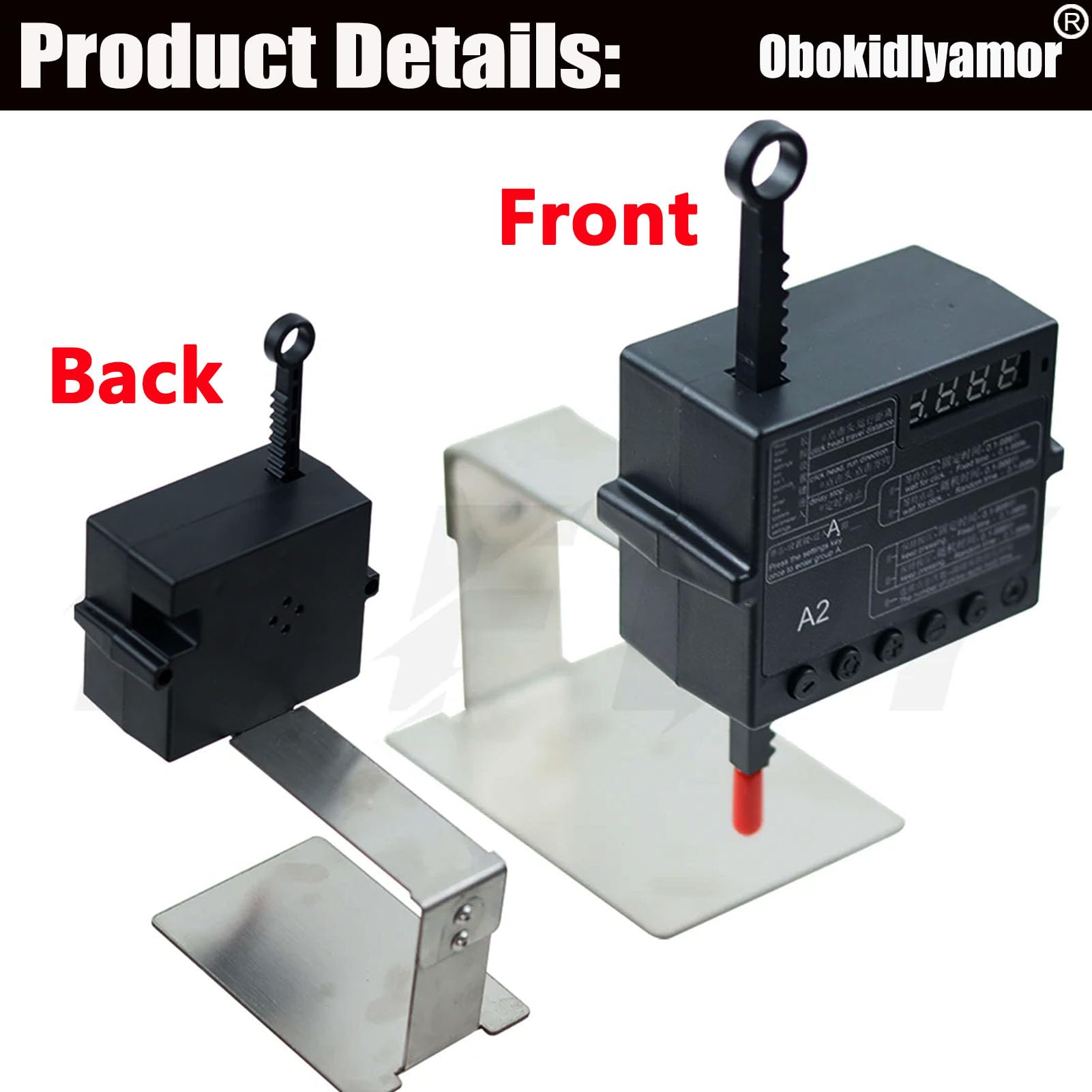 Auto Clicker Mouse Jiggle Tool - Physical Keyboard Clicker for Gaming Assist | Random Auto Clicking Device | Perfect for Gaming, Office Work & Preventing Screen Sleep (ABC)