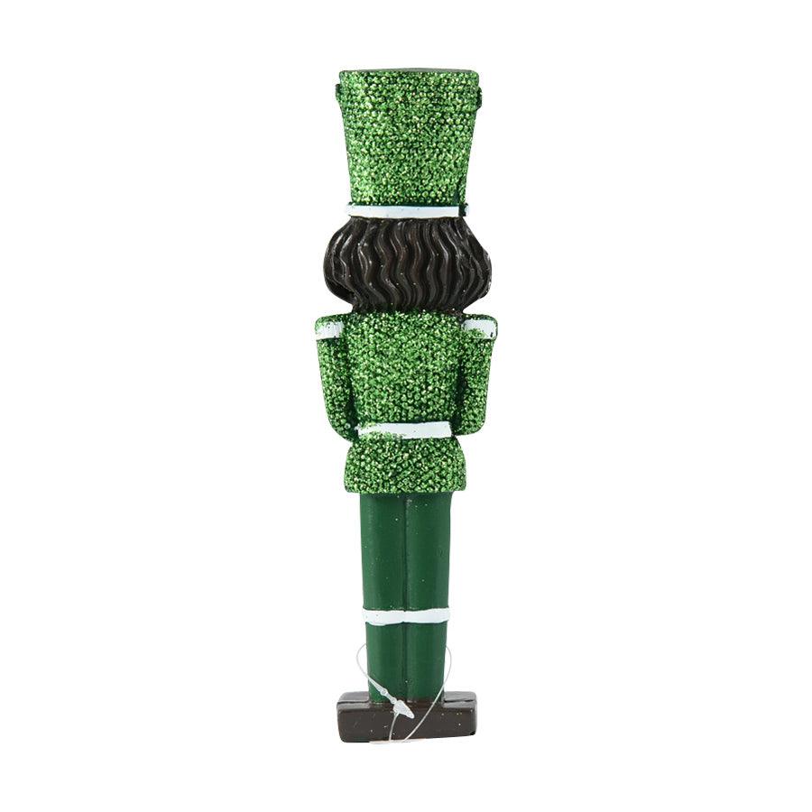 INGE Deco Nutcracker - 8-Inch Polyresin Christmas Holiday Decor for Tabletop, Mantel, and Festive Home Decorations