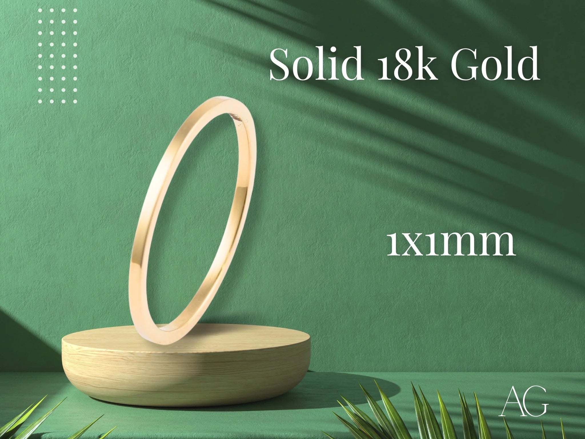 1mm Essence Linea Gold Ring – Dainty & Elegant Jewelry for Everyday Wear, Special Occasions & Gifts