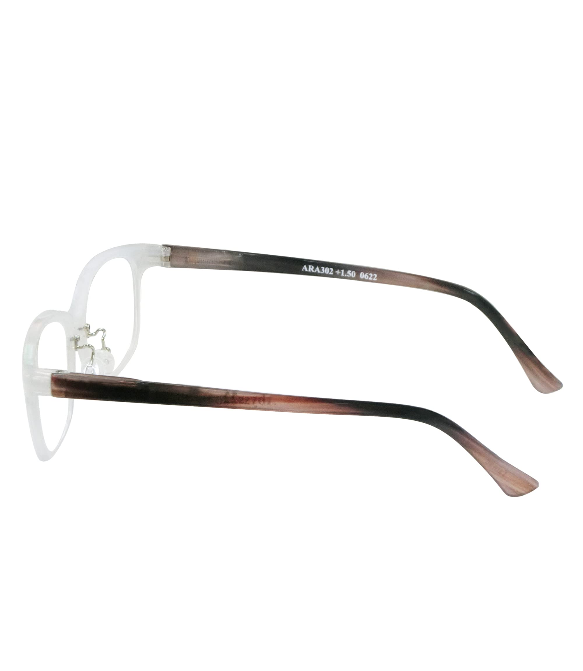Premium Reading Glasses with Spring Hinge & Adjustable Nose Pads for Women & Men - Lightweight Comfort for Reading, Computer Work & Daily Use