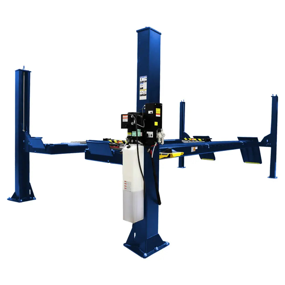 Challenger 4115XFX Extra Long Flat Deck 4 Post Car Lift - 15,000 lbs Capacity, Closed End Design for Auto Shops & Home Garages - Perfect for Vehicle Storage, Maintenance & Detailing