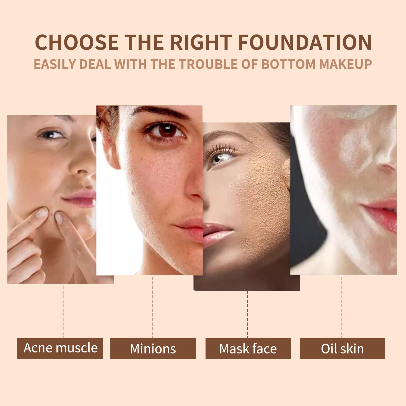 UODO Liquid Foundation - Hydrating Lightweight & Matte Long-Lasting Makeup for Flawless Coverage | Perfect for Daily Wear, Special Occasions & Professional Makeup Looks