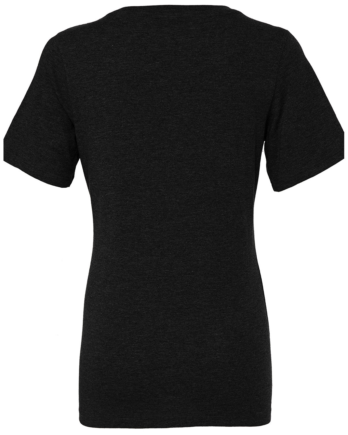 Bella + Canvas 6405CVC Women's Relaxed Fit Heather CVC Jersey V-Neck T-Shirt - Soft Casual Tee for Everyday Wear, Gym, and Layering