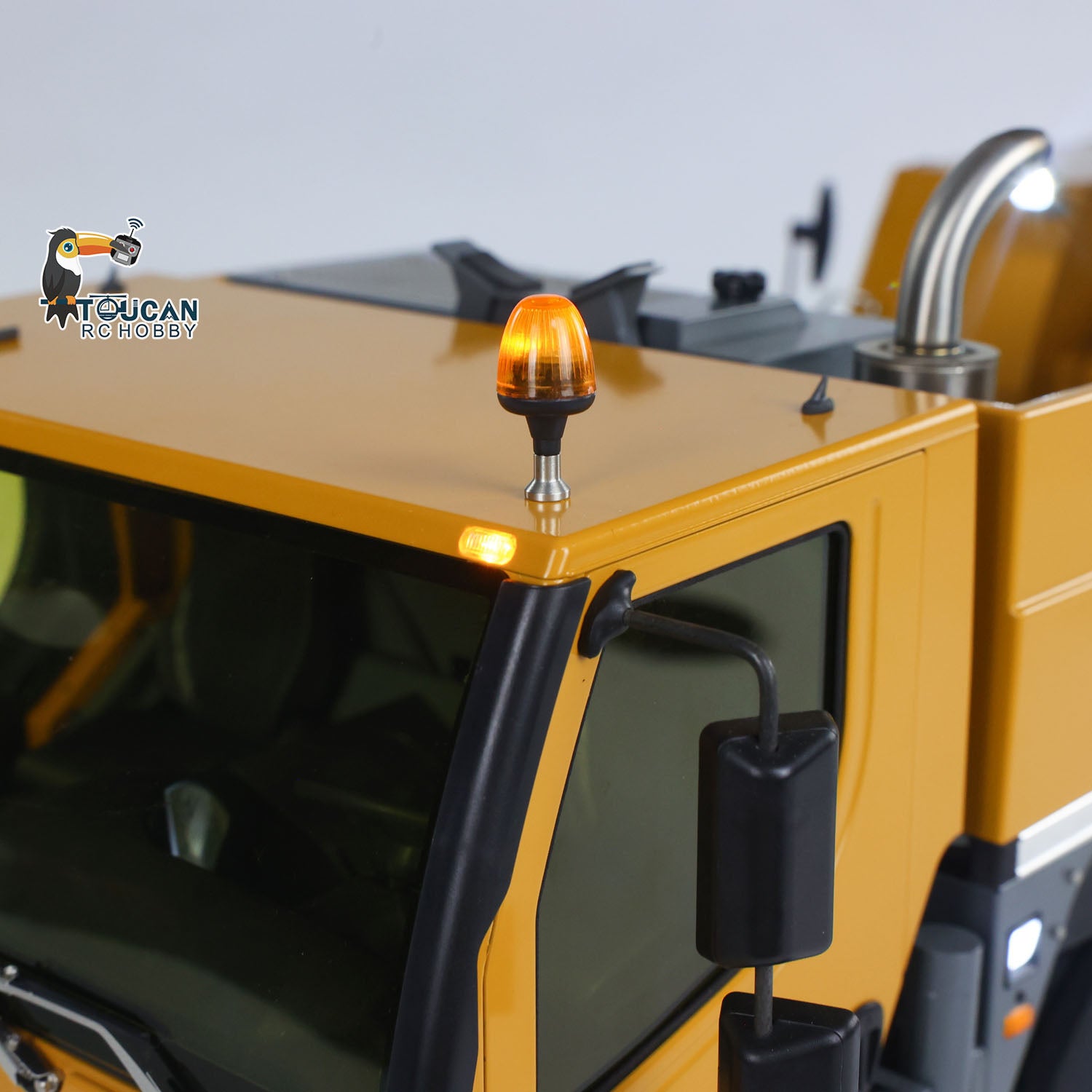 Eyewhale D1050 1/14 Scale Metal RC Hydraulic Crane Truck - 3 Axle All Terrain Remote Control Vehicle with Hoist - Paladin PL18EV Model for Construction Site Play & Professional RC Hobbyists