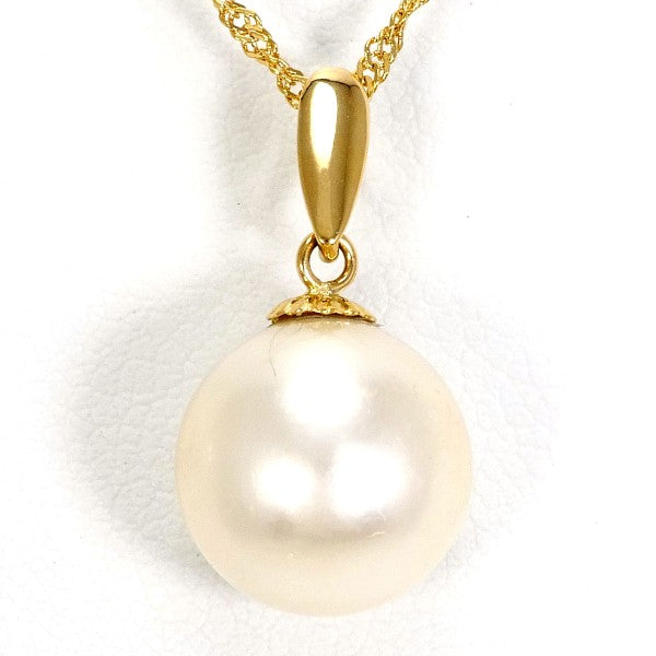 18K Yellow Gold Pearl Necklace for Women - Elegant & Timeless Jewelry Gift for Birthday, Anniversary & Special Occasions
