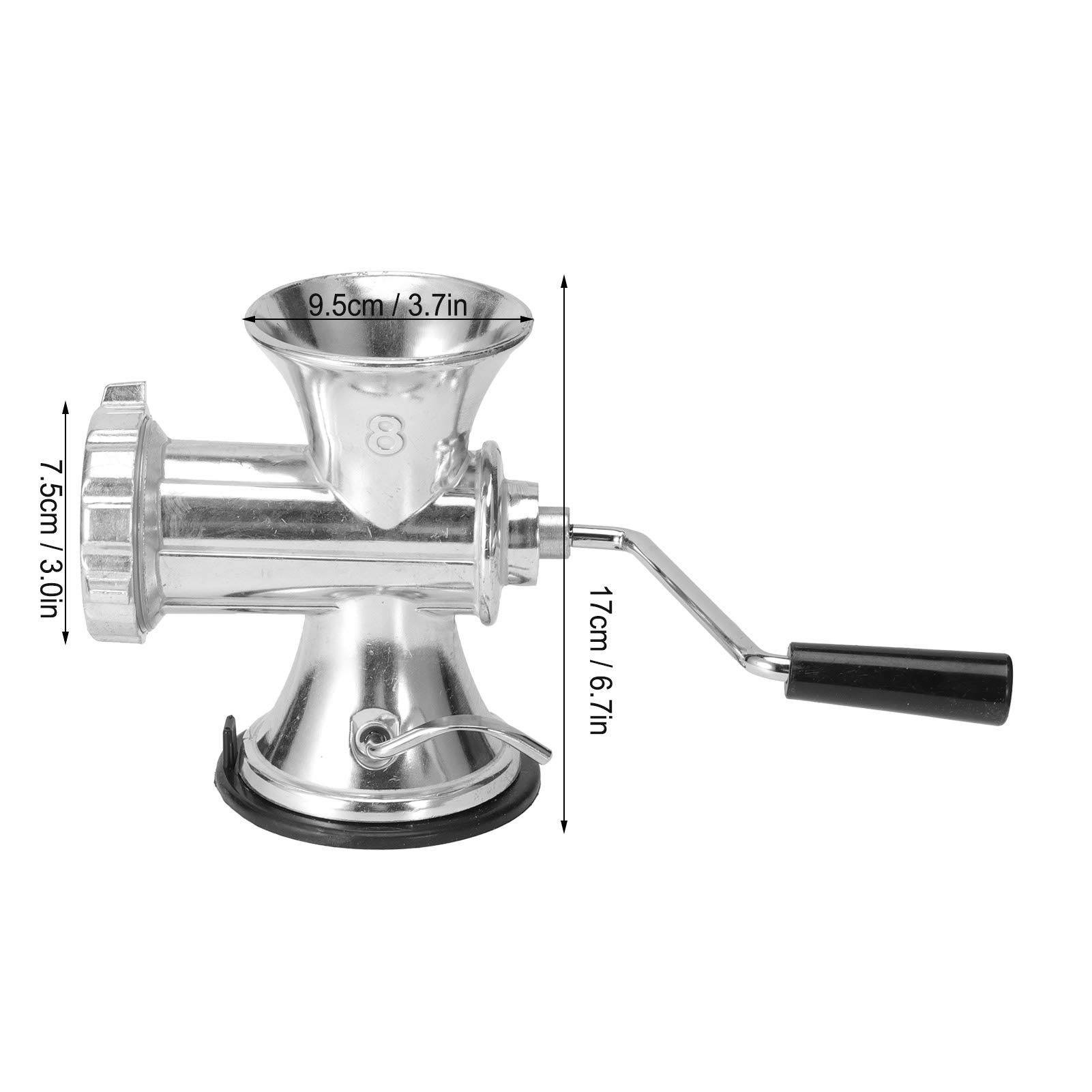 Manual Meat Grinder - Hand Crank Mincer & Sausage Stuffer | Heavy Duty Meat Processor for Ground Beef, Sausage Making & Food Prep | Perfect for Home Kitchens, Camping & Outdoor Cooking