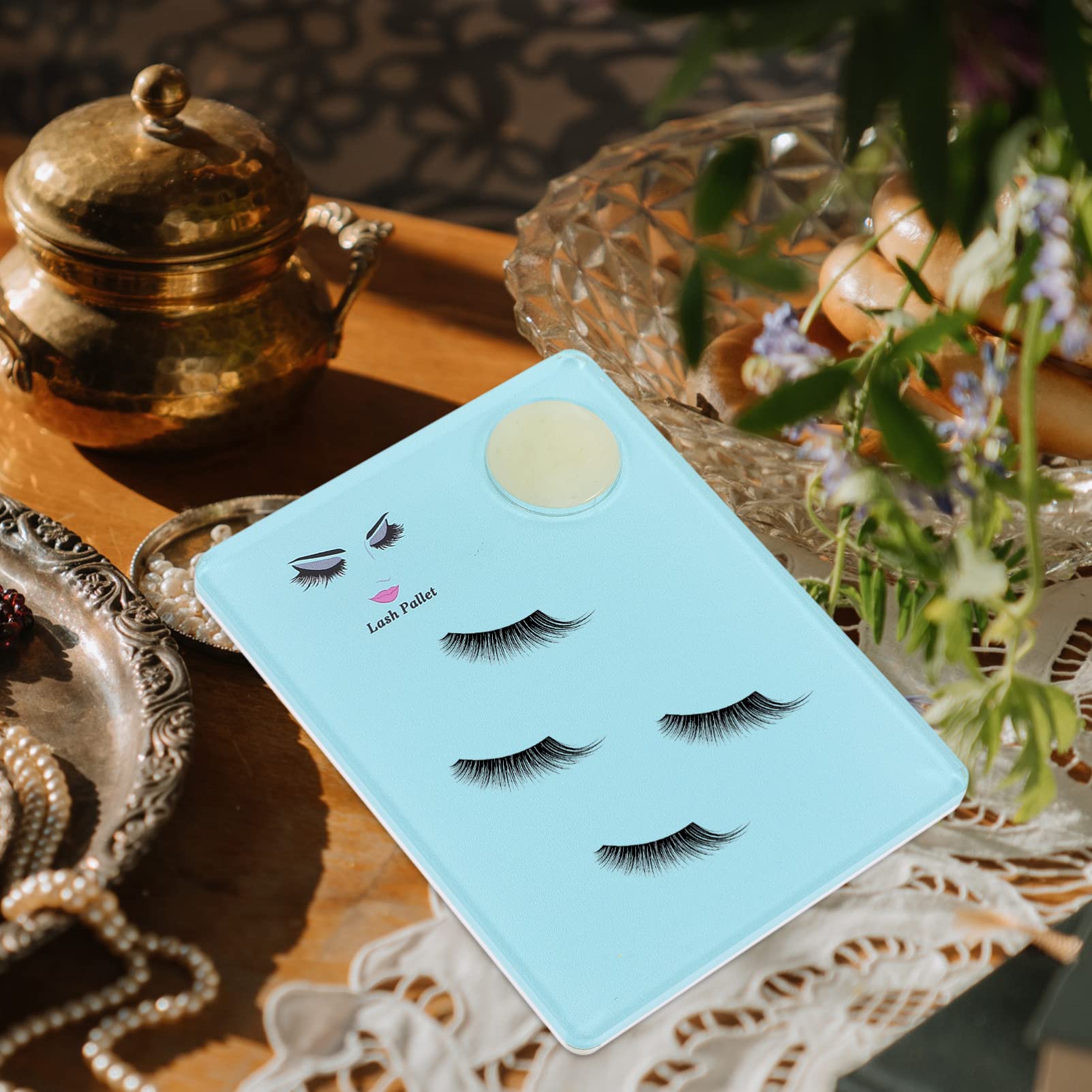 Professional Eyelash Extension Acrylic Pallet - Lash Grafting Board, Extension Tray & Holder for Precise Lash Application - Perfect for Salon, Spa & Home Use