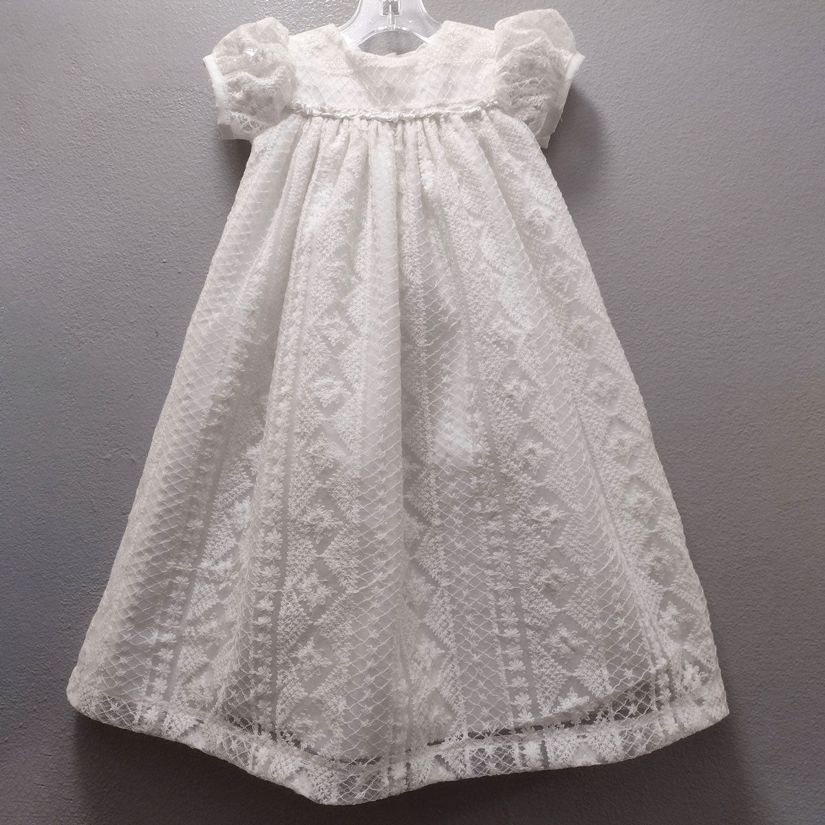 Beatrice Blessing Gown - Elegant Baptism & Christening Dress for Baby Girls - Perfect for Church Ceremonies, First Communion & Special Occasions