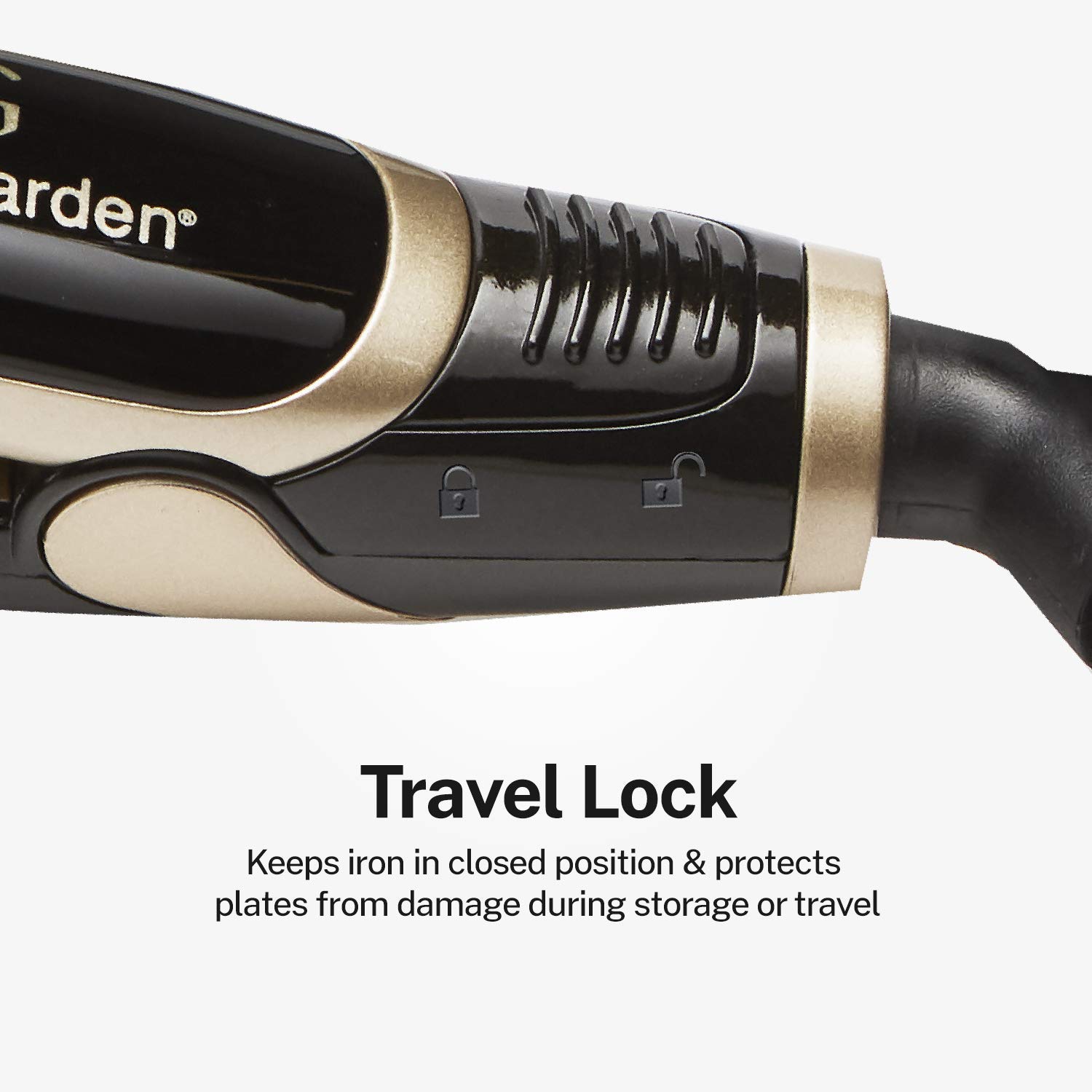 Olivia Garden Ceramic + Ion Pro Flat Iron - Dual Voltage Hair Straightener with 11 Temperature Settings & 3D Floating Plates for Salon-Quality Styling at Home or Travel