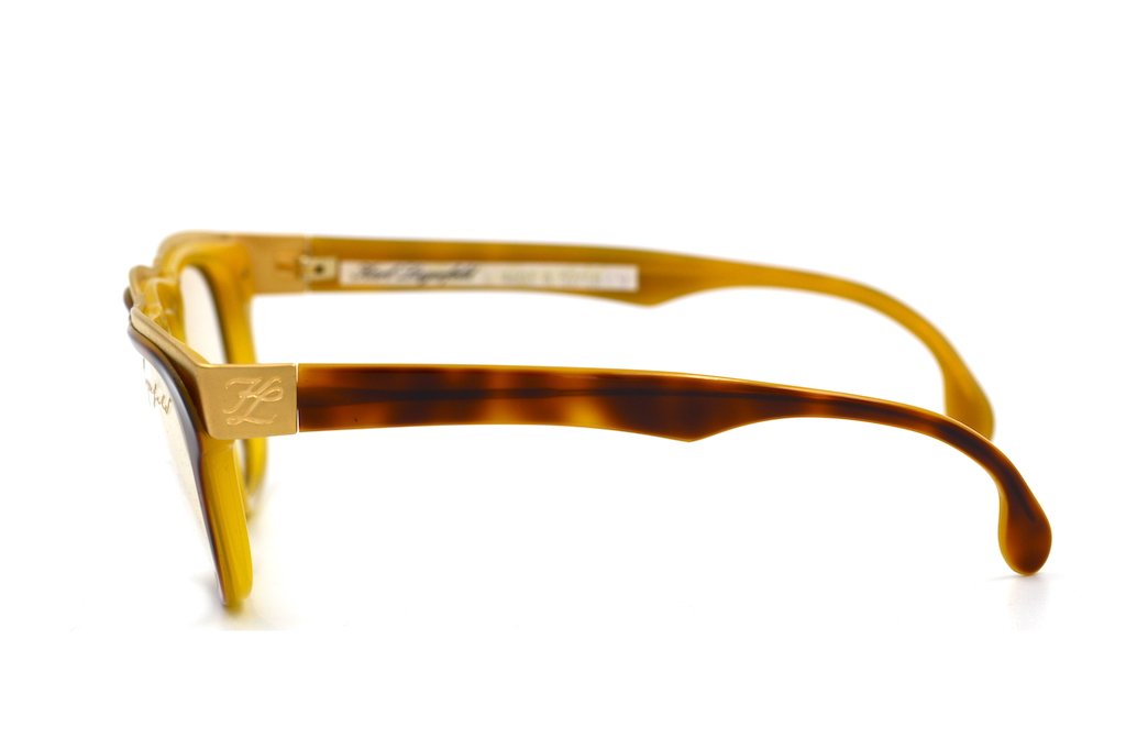 Karl Lagerfeld Gold Signature 4603 Sunglasses - Limited Edition Luxury Aviator Shades for Men & Women | Perfect for Fashion, Travel & Outdoor Activities