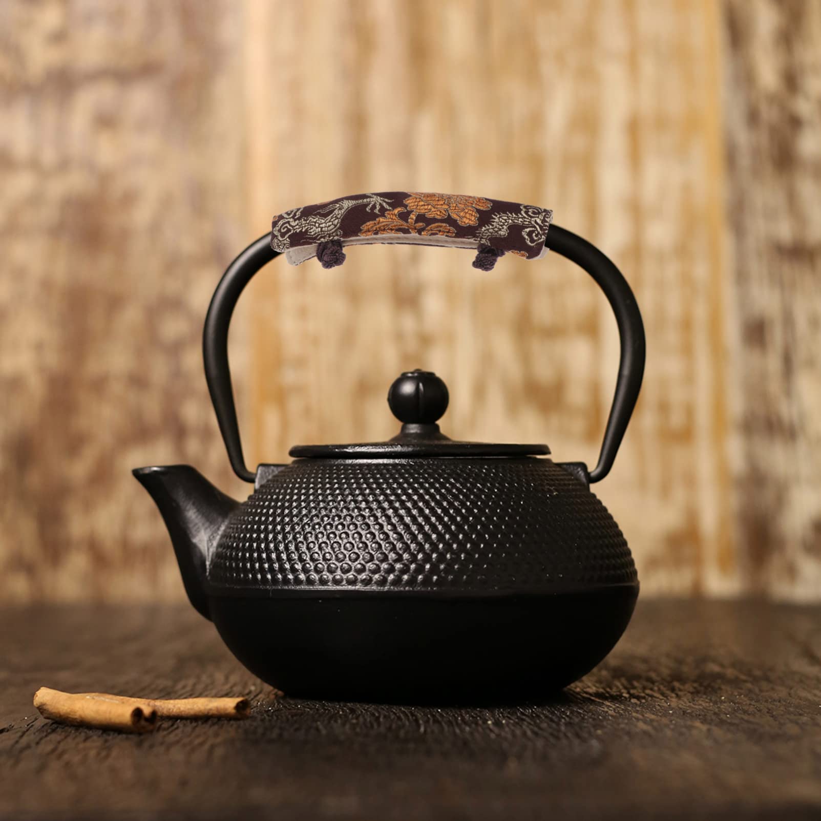 Vintage Washable Tea Kettle Handle Cover - Heat Resistant Pan Handle Sleeve for Stovetop & Oven - Perfect for Kitchen, Cooking, and Serving Hot Pots & Pans Safely
