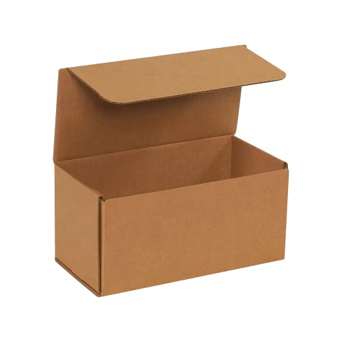 BOX USA 10x5x5 Inches Corrugated Cardboard Shipping Boxes - 50 Pack | Durable Moving, Packing & Storage Boxes for Ecommerce, Home Organization & Small Business Shipping