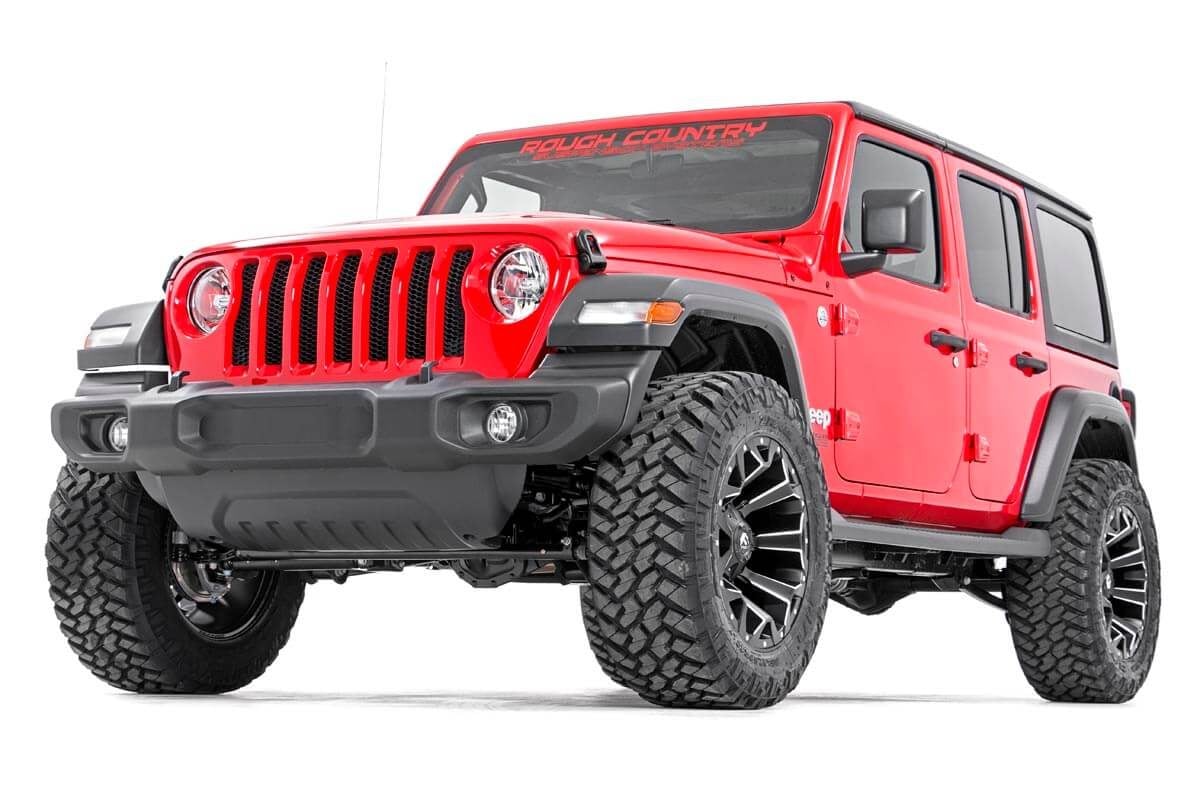 2.5 Inch Lift Kit for Jeep Wrangler Unlimited 4WD (2018-2023) - Heavy Duty Coil Springs | M1 Series | Part# 67740 | Off-Road Suspension Upgrade for Better Ground Clearance & Performance