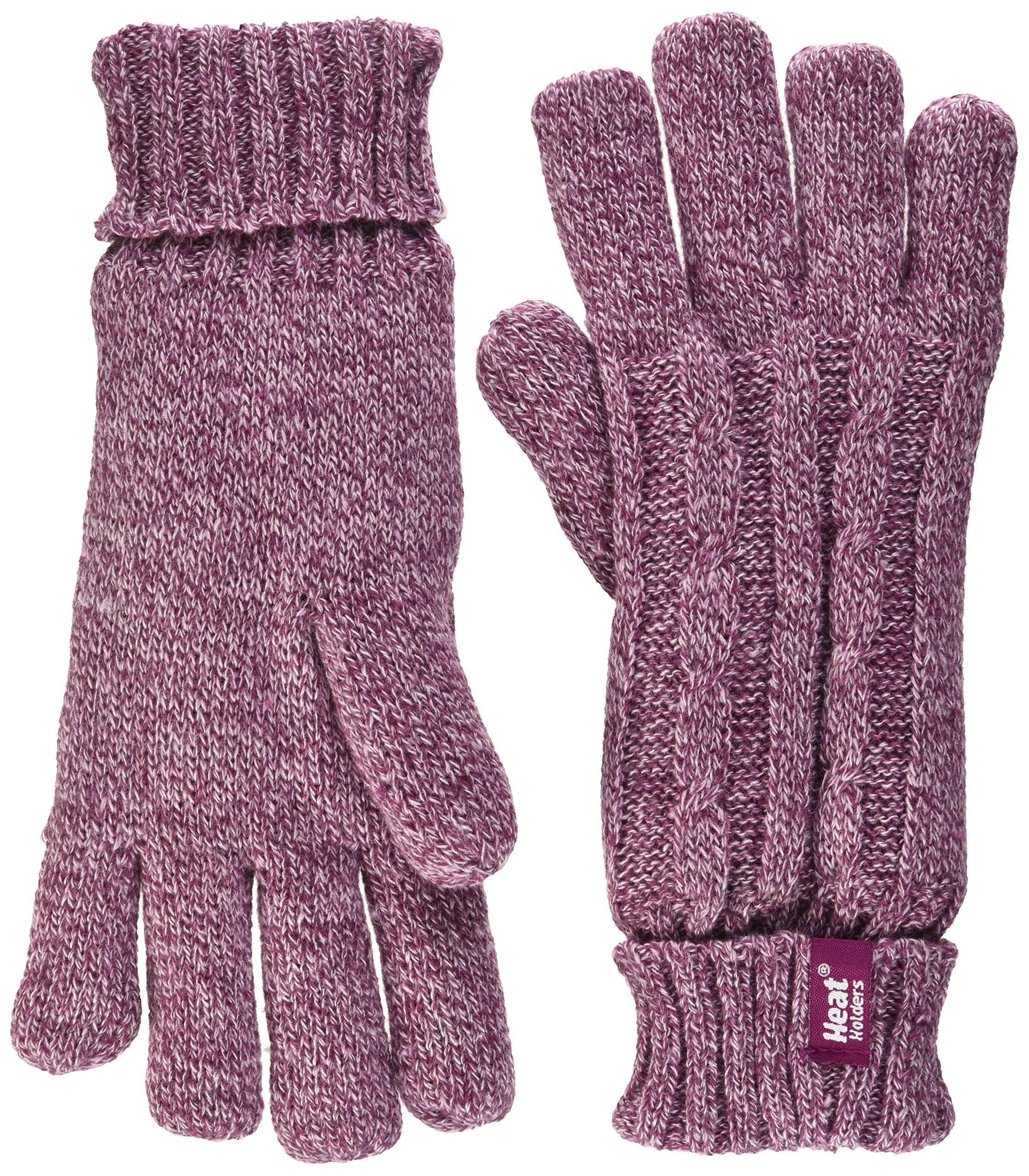 Heat Holders Women's Thermal Knit Gloves - Warm Winter Gloves for Outdoor Activities, Running, Hiking & Snow Sports
