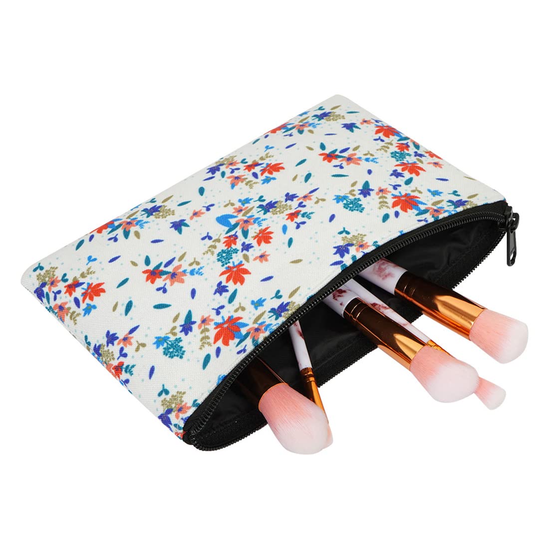 Crazyify Printed Travel Pouch Cosmetic Bag - Waterproof Toiletry Organizer for Women & Men | Makeup Storage Bag | Perfect for Travel, Gym, Camping & Daily Use