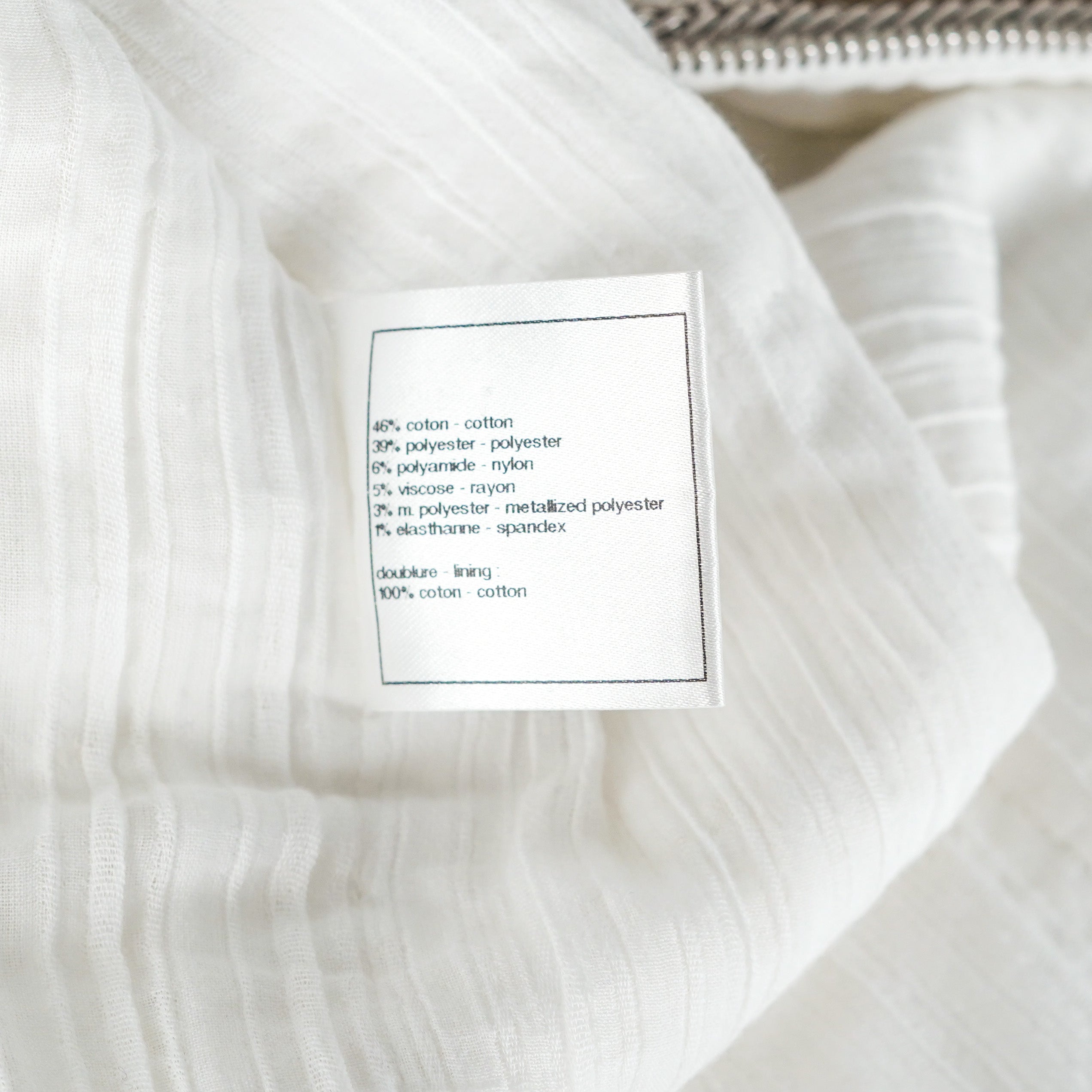 Chanel White Short Jacket Size 38 - Classic Women's Fashion for Casual & Evening Wear