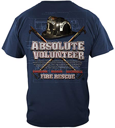 038-absolute Volunteer Firefighter Blue Print