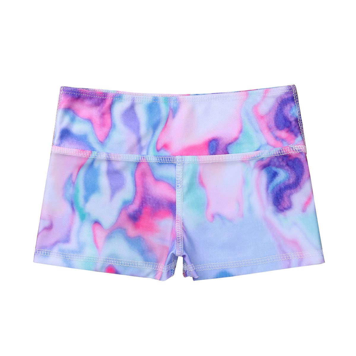 Girls' Athletic Shorts for Gymnastics, Dance, Running & Cycling - Comfortable Boy-Cut Activewear Bottoms for Kids' Sports & Playtime
