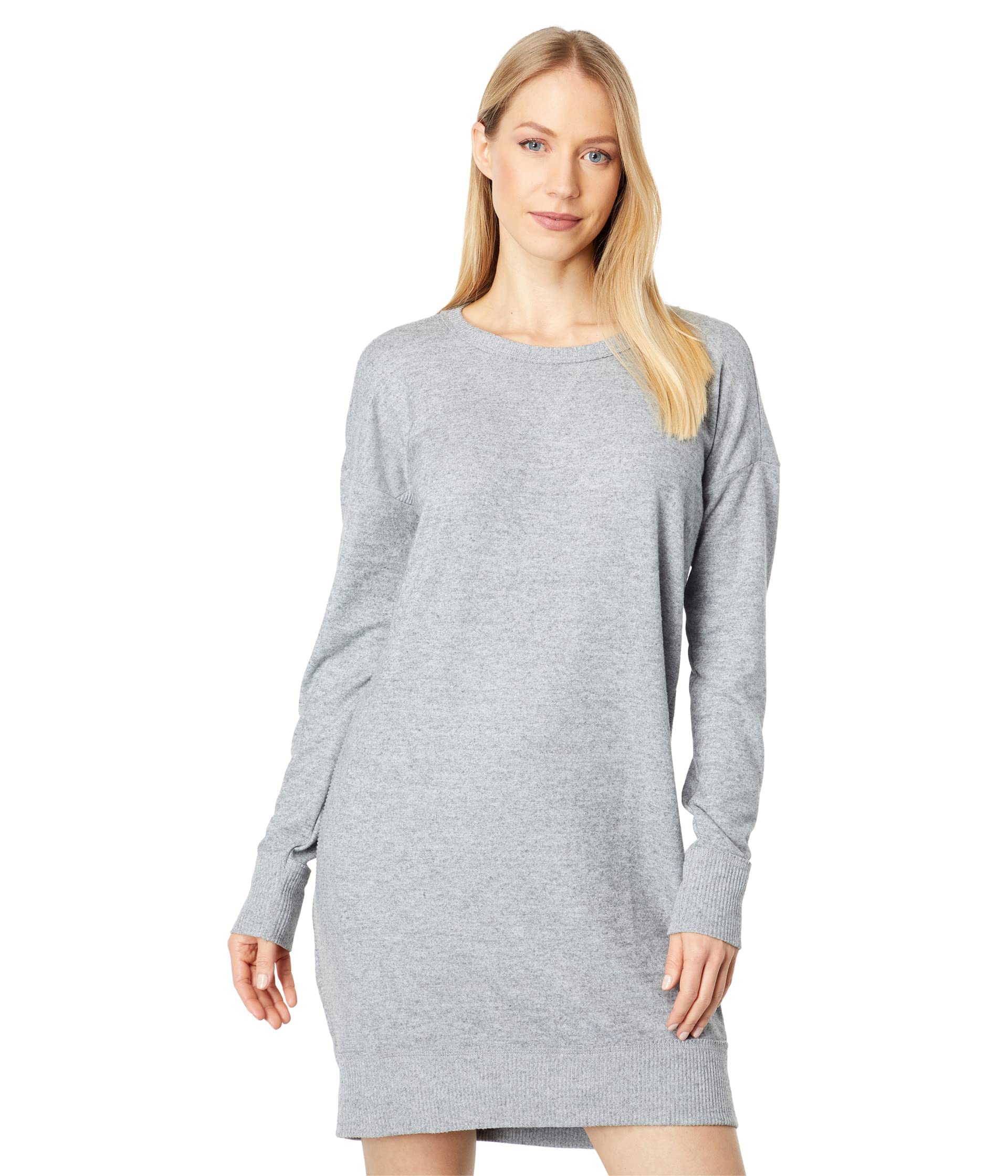 Lucky Brand Women's Soft Cloud Jersey Crew Neck Casual Dress - Perfect for Everyday Wear, Office, and Weekend Outings