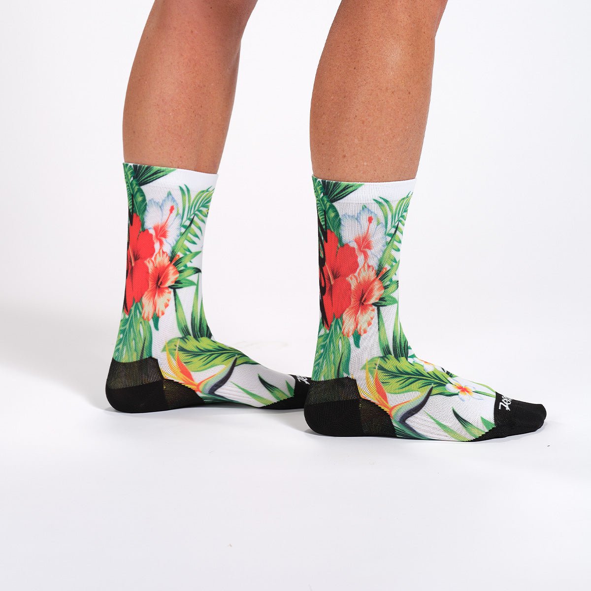 Unisex 6-Pack White Hawaii Socks - Soft Cotton Crew Socks for Men & Women - Perfect for Beach, Vacation, and Casual Wear