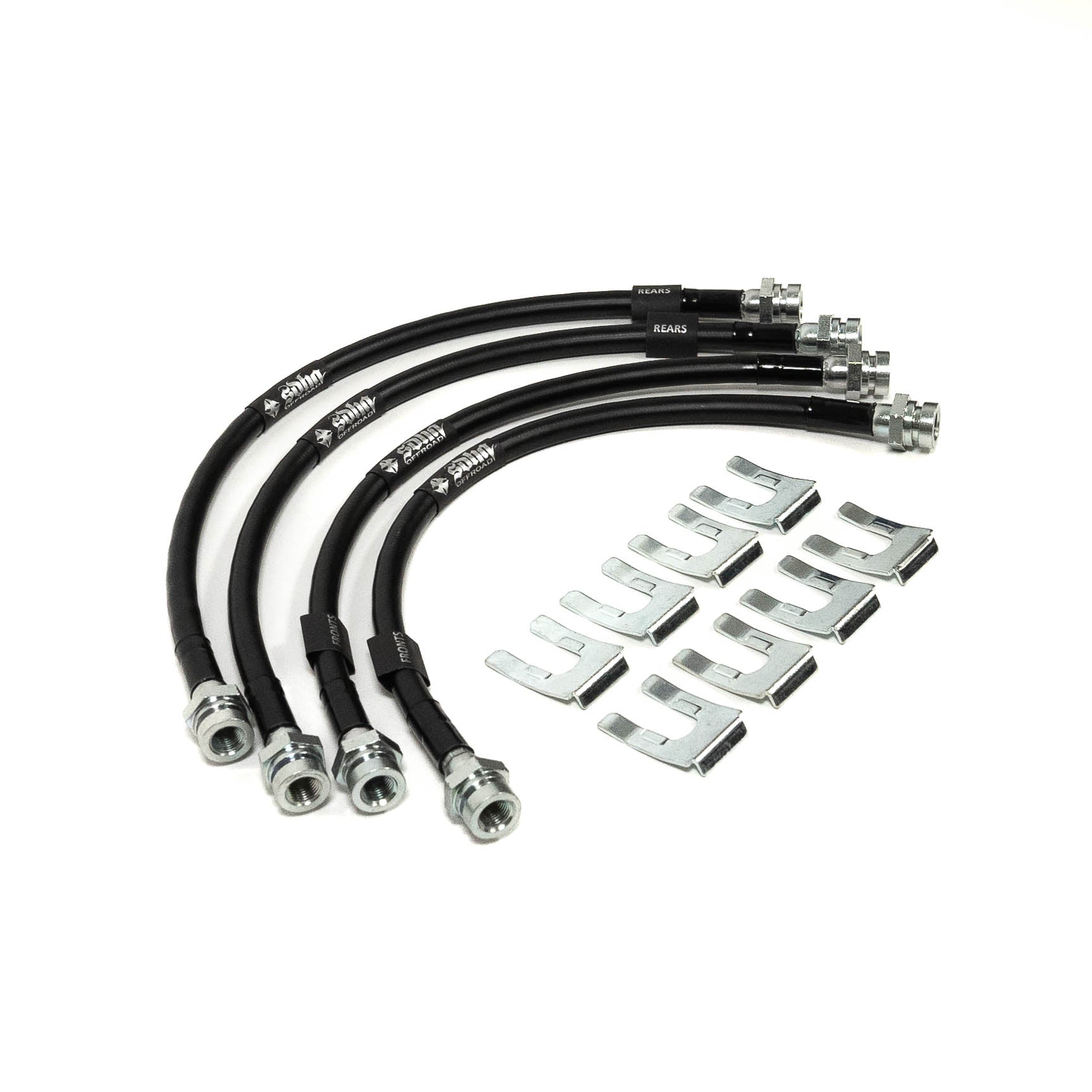 10-23 Toyota 4Runner SDHQ Stainless Steel Brake Line Kit - High Performance Braking for Off-Road & Towing | Perfect for Adventure & Heavy-Duty Use
