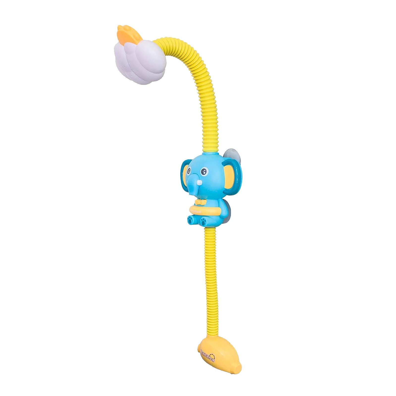 Elephant Bath Toys for Toddlers 1-3 Years - Waterproof Bathtub Games & Electric Shower Head Sucker - Fun Bathroom Toys for Kids & Infants - Perfect for Bathtime Play, Sensory Development and Early Learning