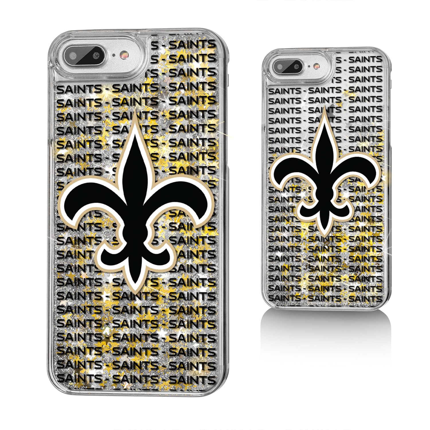 New Orleans Saints Glitter iPhone Case - Saints Team Design for iPhone [Models] - Perfect for Game Day, Fan Gifts & Showcasing Team Spirit