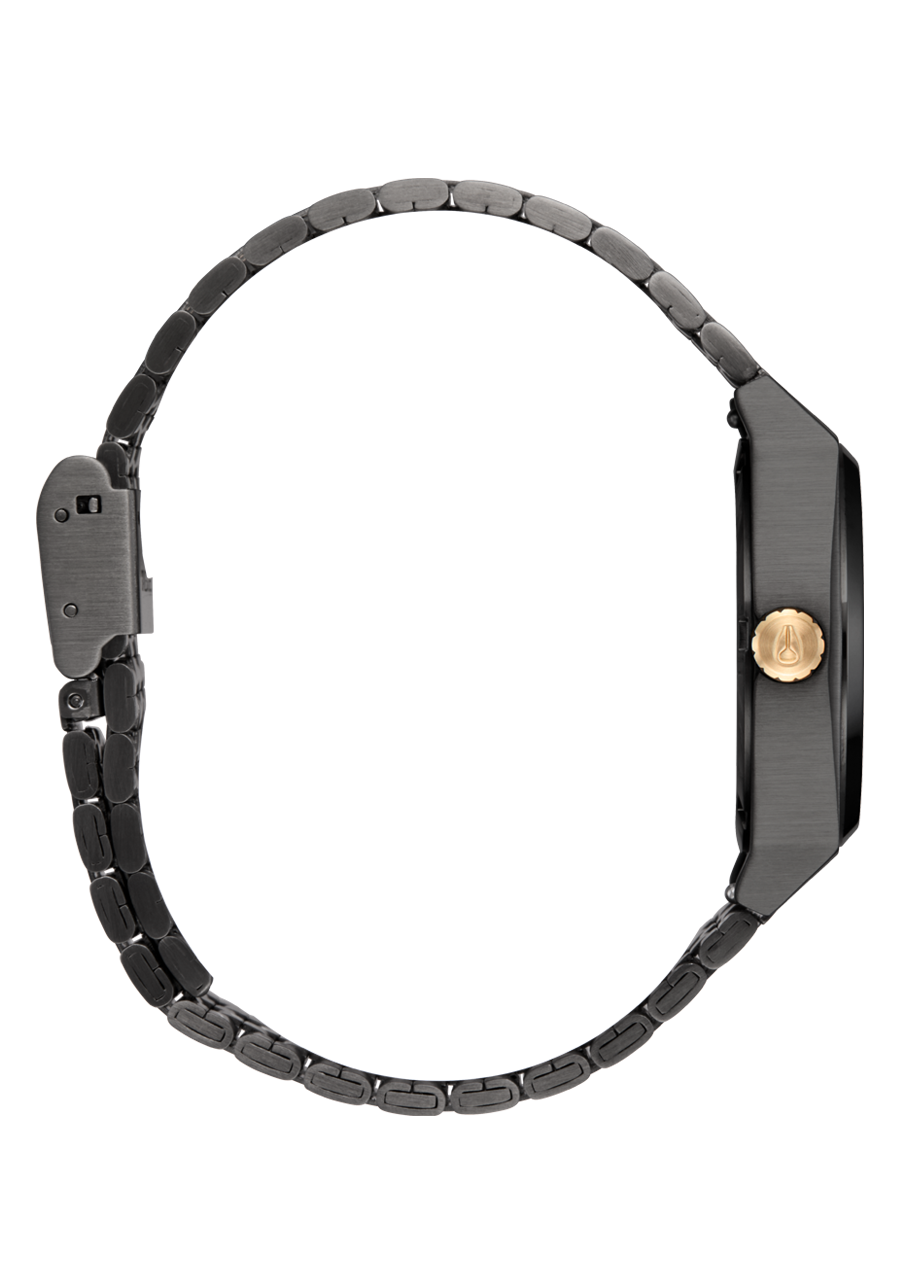 Medium Time Teller Watch - Gunmetal, Lavender & Gold Options | Stylish Unisex Watch for Everyday Wear, Office & Casual Outings
