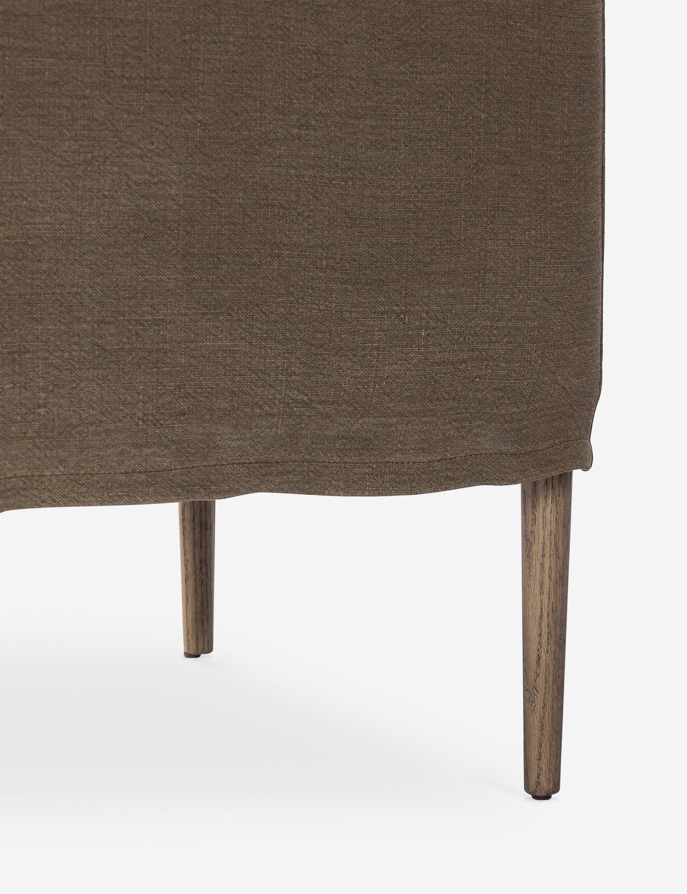 Aurelia Dining Chair by Amber Lewis x Four Hands - Modern Wooden Dining Chair for Kitchen, Dining Room & Home Decor - Perfect for Farmhouse, Rustic & Contemporary Interiors