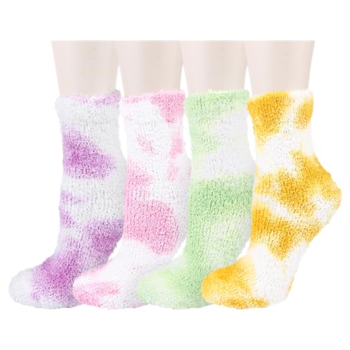 4 Pack-tie-dye(yellow, Green, Pink,purple)