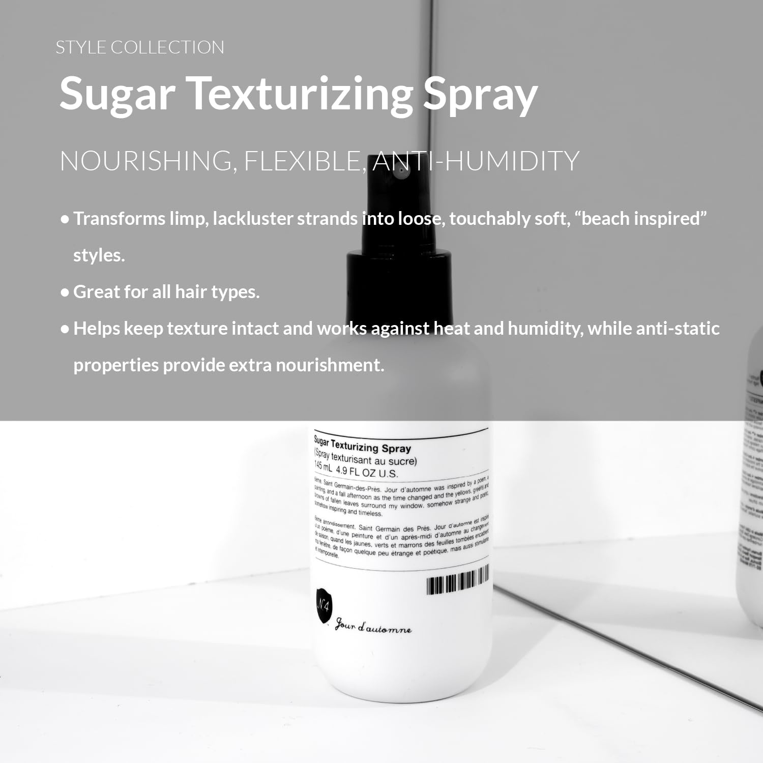 Best Sugar Texture Spray for Wavy Hair - Volumizing & Texturizing Hair Spray (4.9 oz) - Perfect for Beach Waves, Everyday Styling & Natural Hair Texture Enhancement